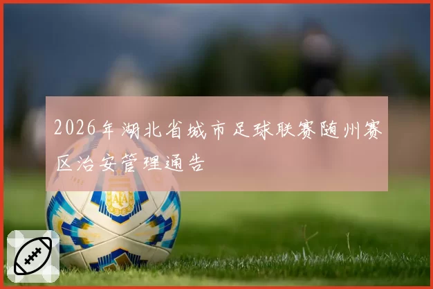 2026年湖北省城市足球联赛随州赛区治安管理通告